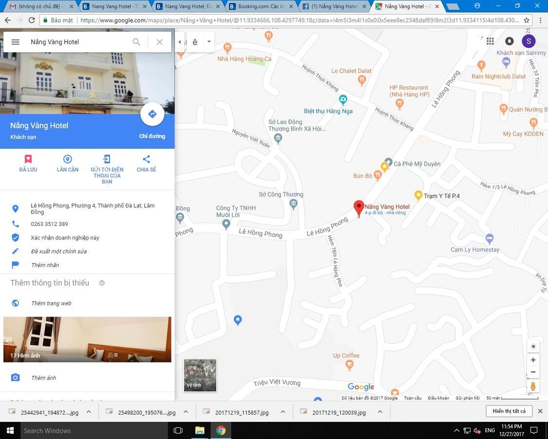 Nang Vang Hotel Dalat Exterior foto